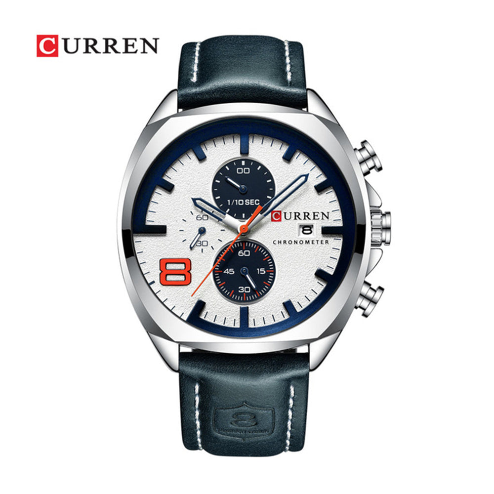 Reloj Curren 8324 Cuarzo Correa De Cuero.