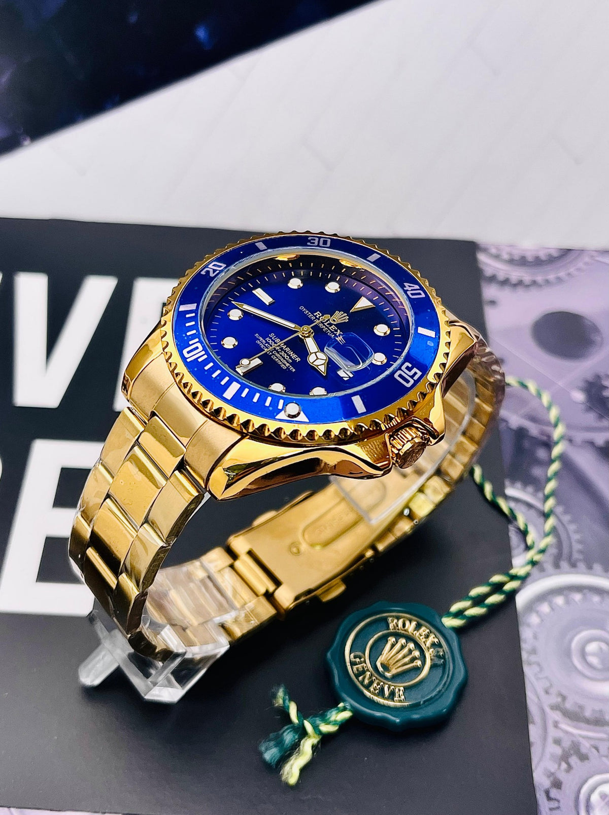 Reloj Rolex Submariner+Estuche de lujo.