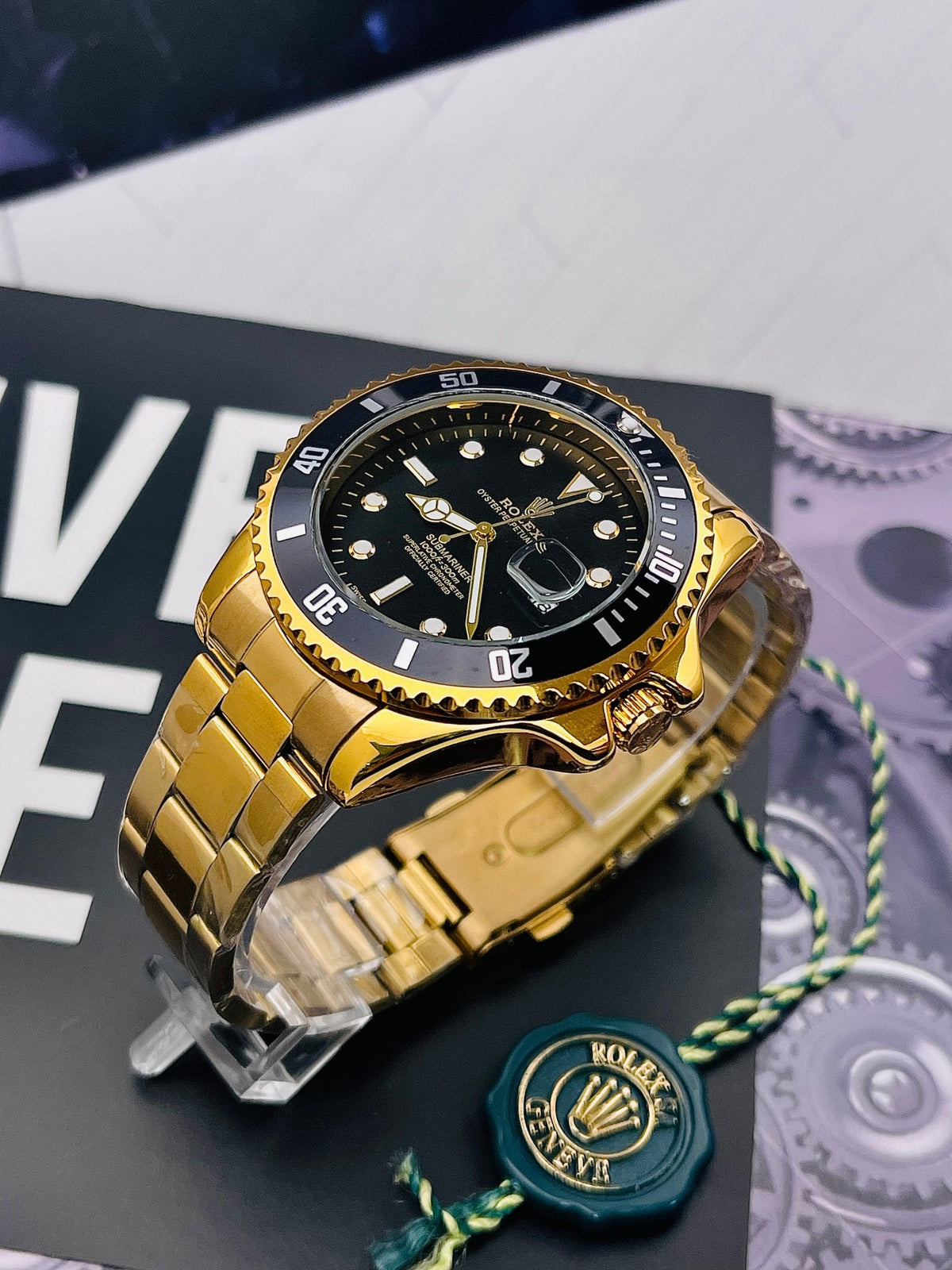 Reloj Rolex Submariner+Estuche de lujo.