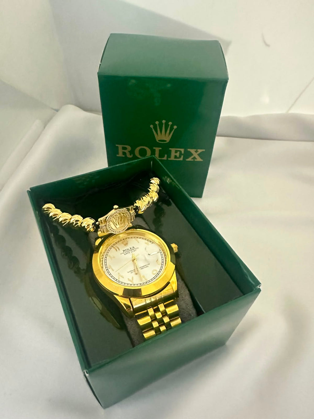 Reloj Rolex + Pulseras Rolex Balin.