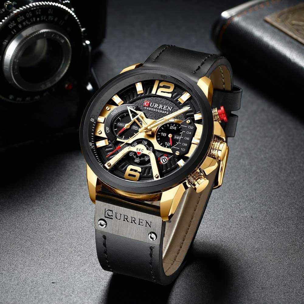 Reloj Curren 8380 cuero Para Hombre.