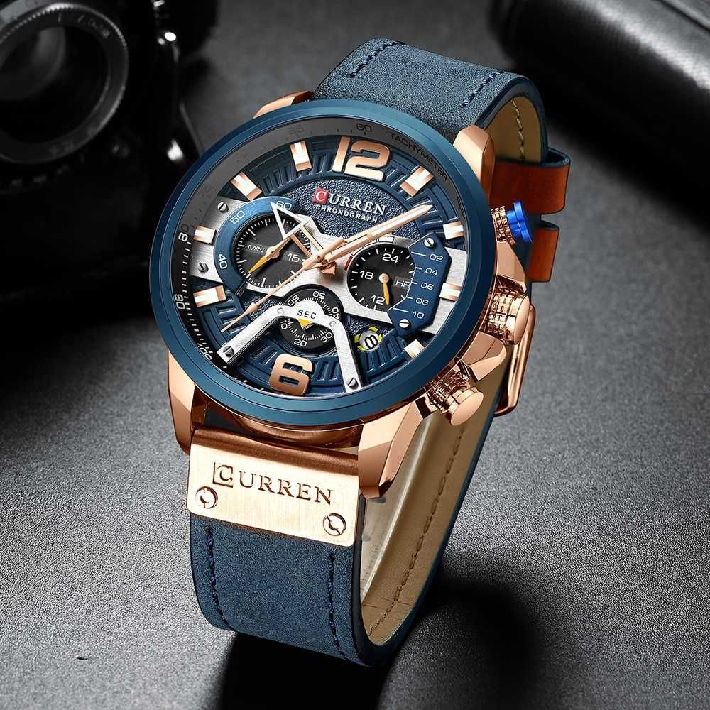 Reloj Curren 8380 cuero Para Hombre.